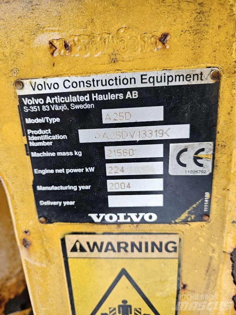 Volvo A25D / a30, a35 Rammestyrte Dumpere