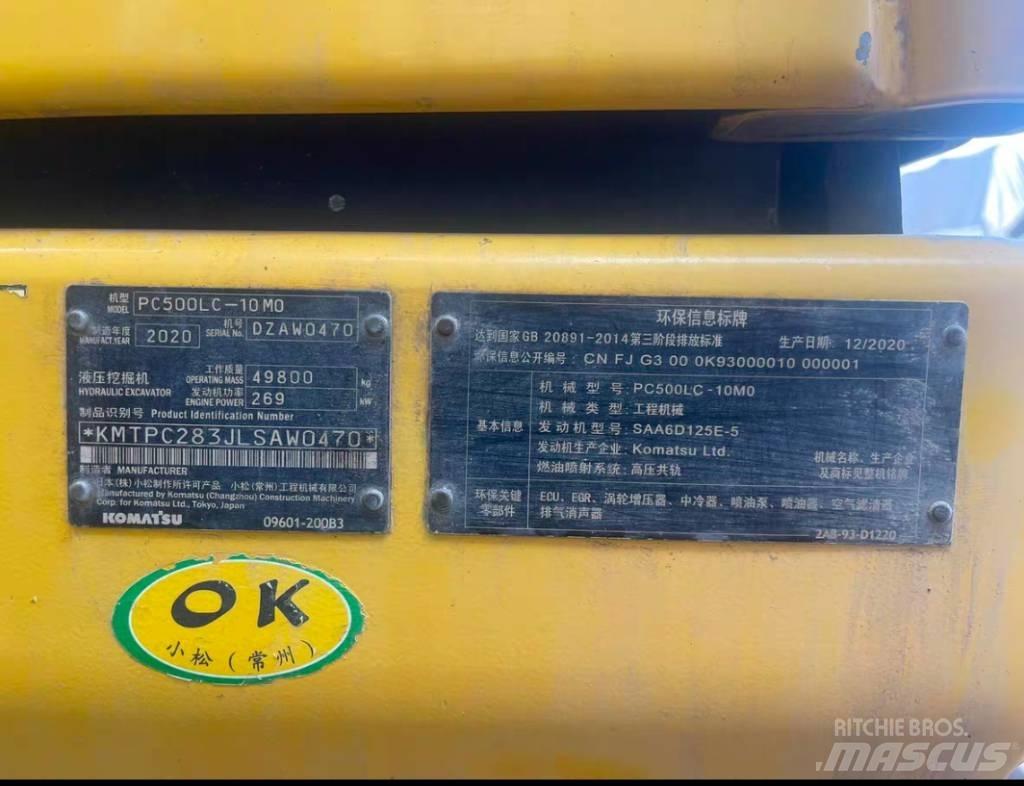 Komatsu pc500lc-10mo Amfibiske Gravemaskiner