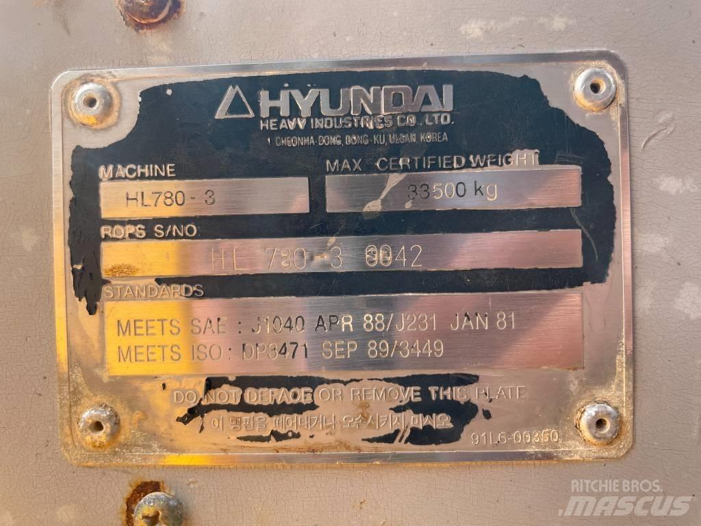 Hyundai HL 780-3 A Hjullastere