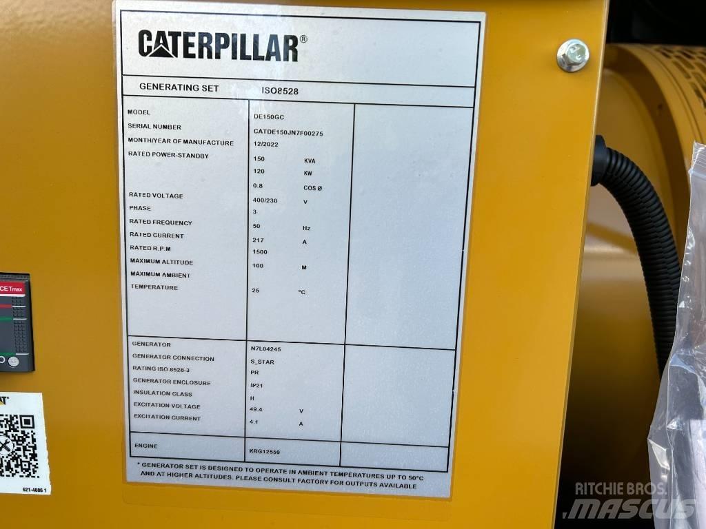CAT DE 150 Diesel Generatorer
