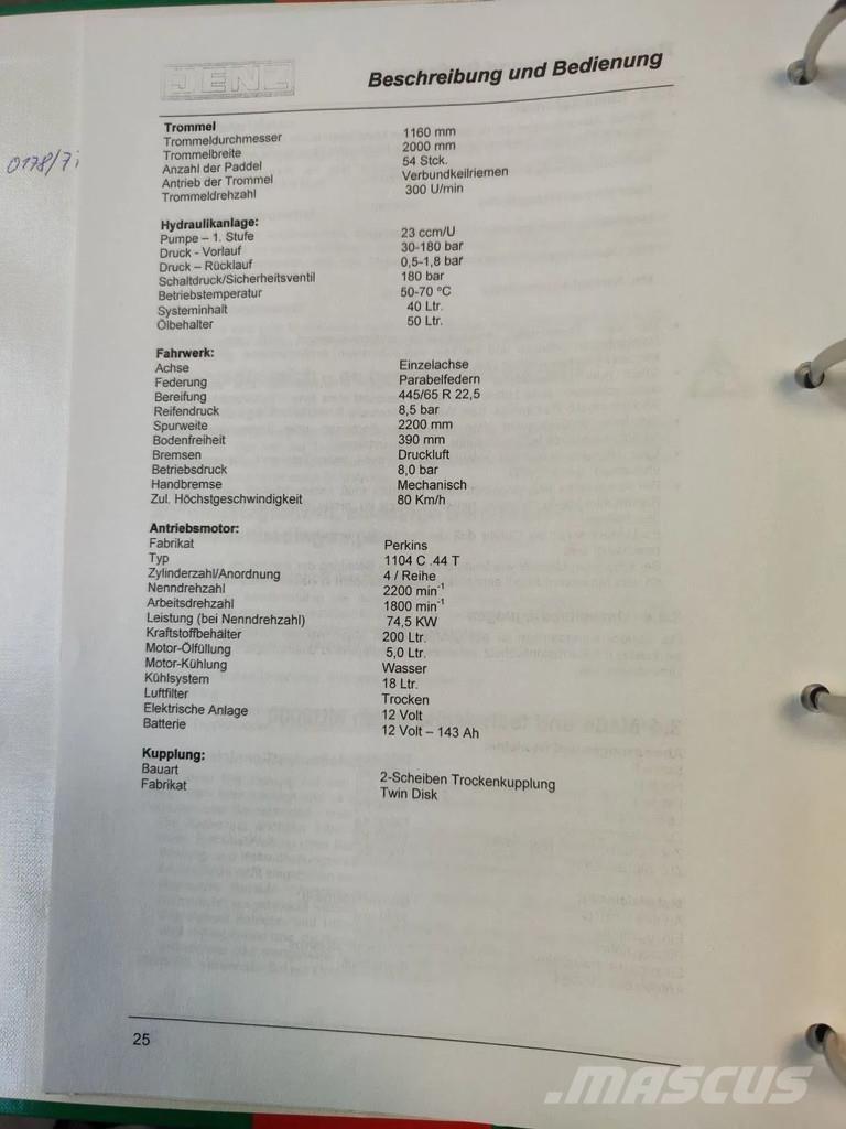 JENZ MU 2000D Avfallsknusere