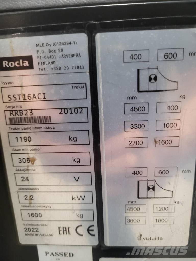 Rocla SST 16 ACI Stablere