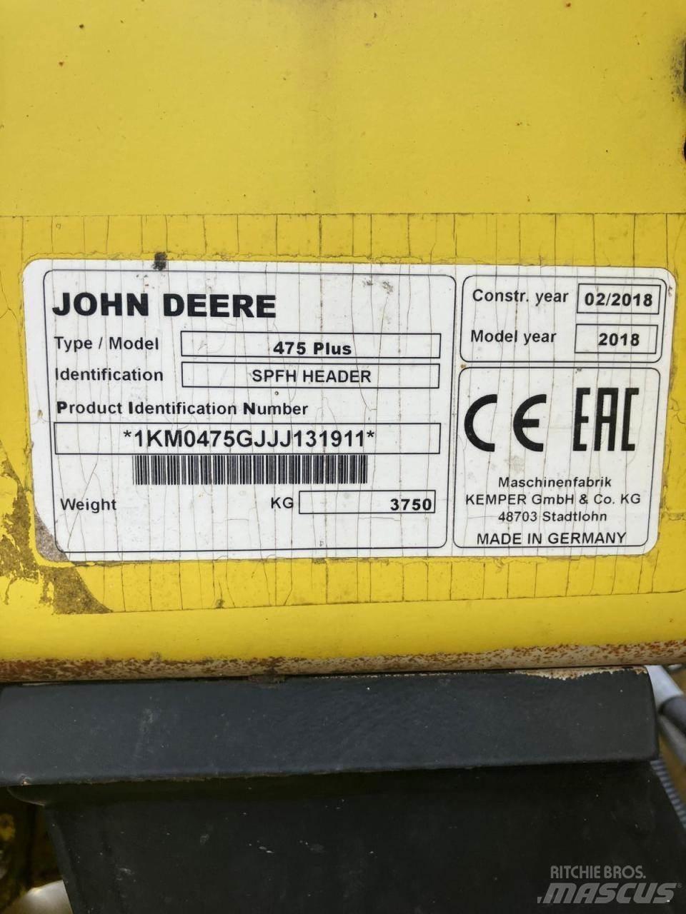 John Deere 8500 Selvdrevne fôrhøstere