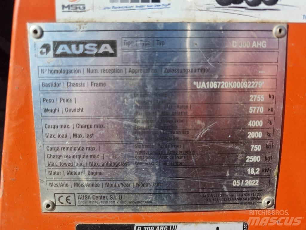 Ausa D300AHG Rammestyrte Dumpere