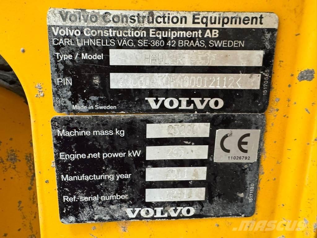 Volvo A30F Rammestyrte Dumpere