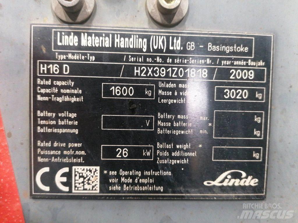 Linde H16D Diesel Trucker