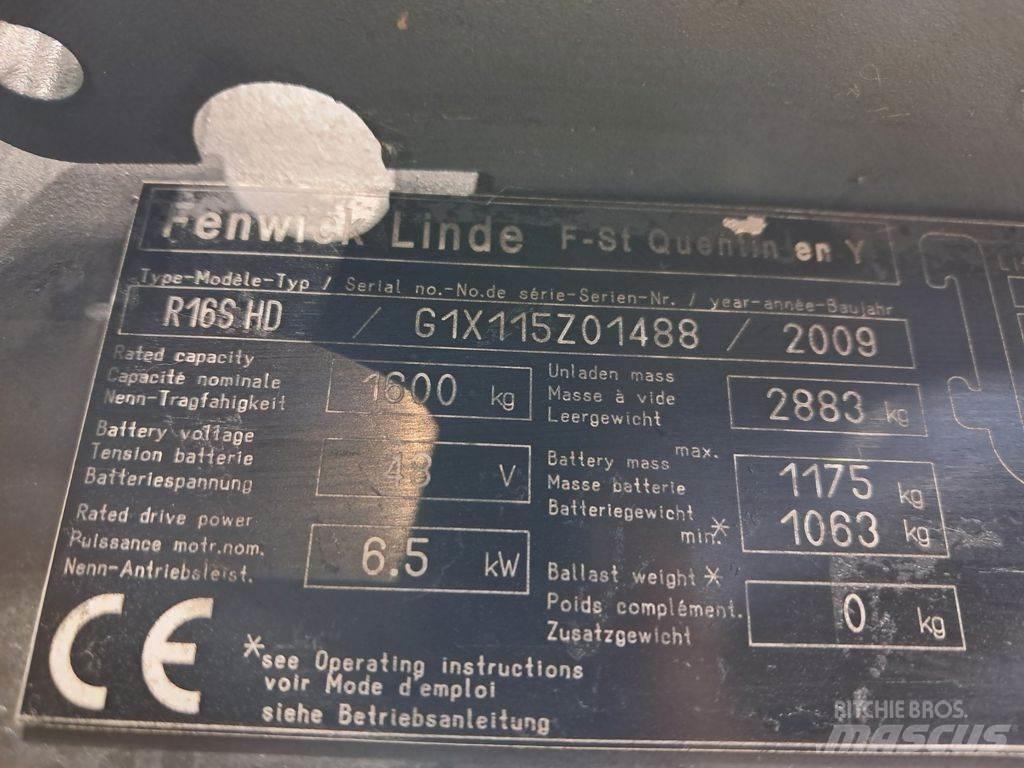 Linde R16 S HD Skyvemasttruck
