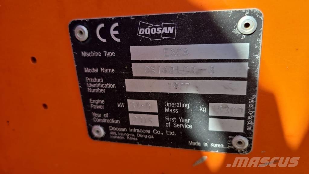 Doosan DX 140 LCR-3 Beltegraver