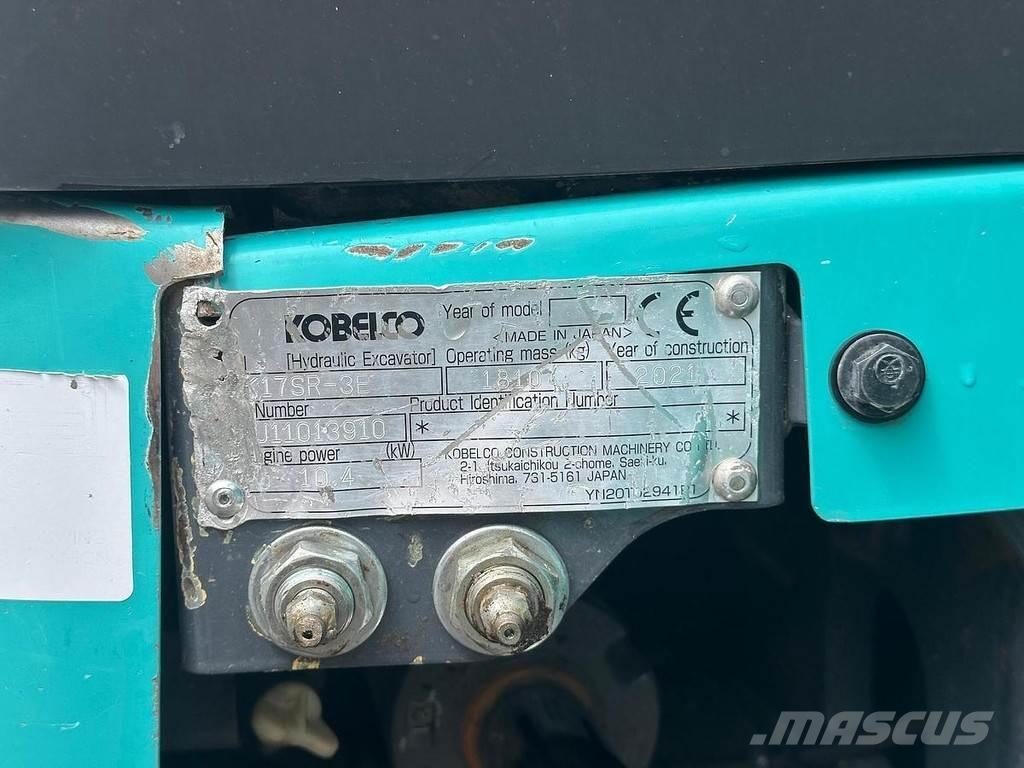 Kobelco SK17SR Minigravere <7t