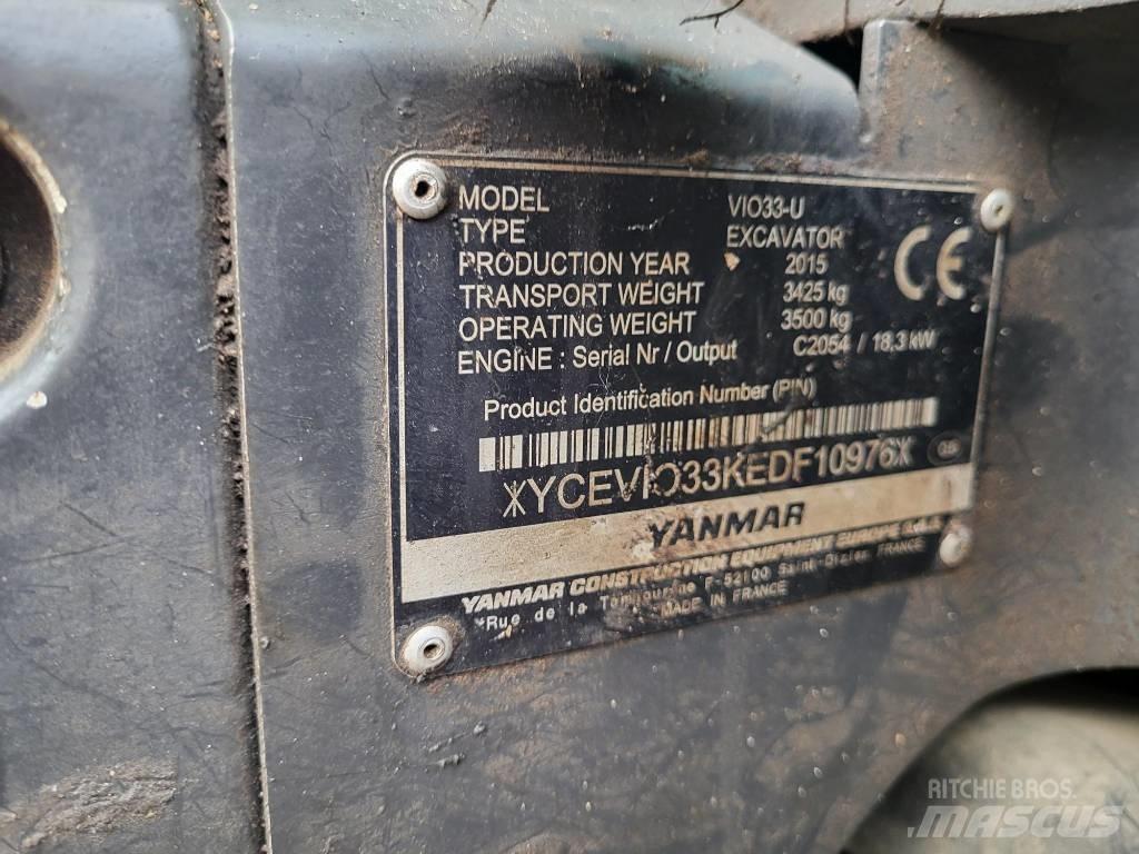 Yanmar Vio 33 U Minigravere <7t