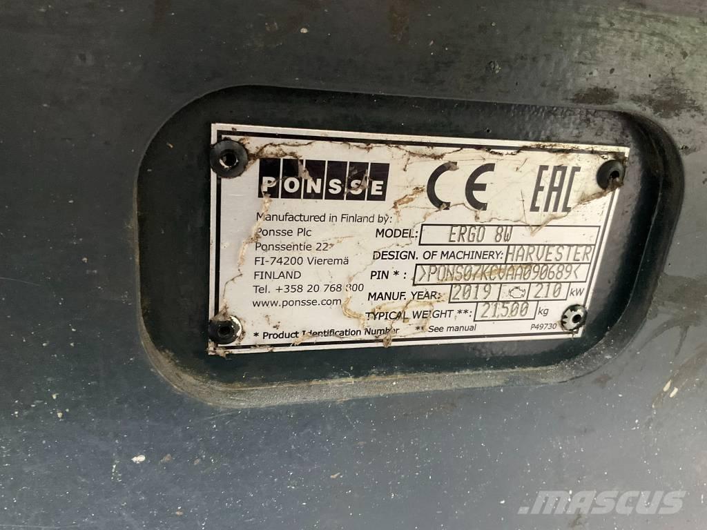 Ponsse Ergo 8W Hogstmaskiner