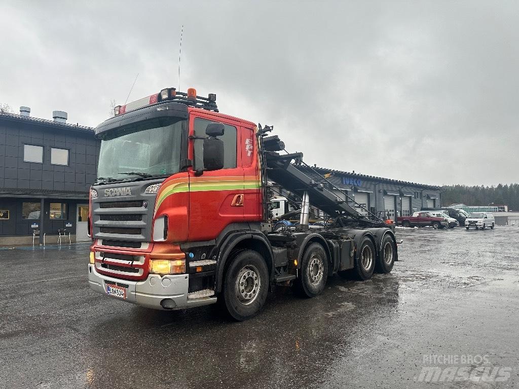 Scania R500 8X4 Kabelløft lastebiler