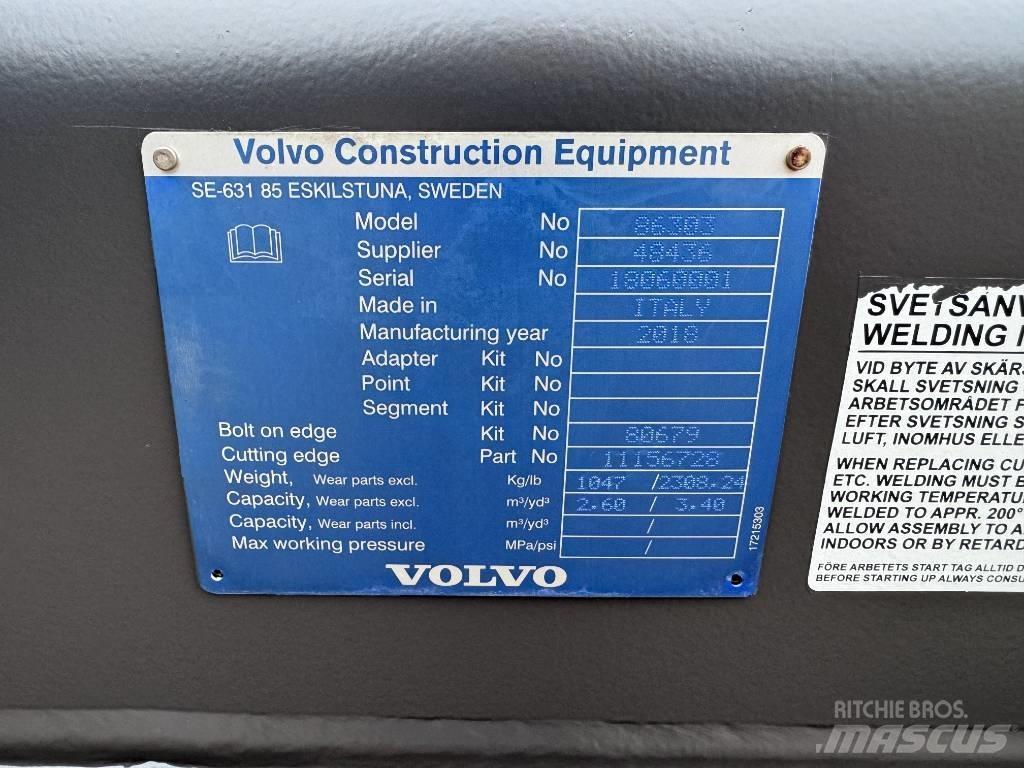 Volvo 2.6m GP Bucket Skuffer