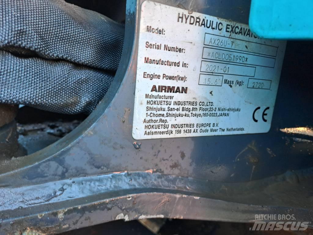 Airman AX26U Minigravere <7t