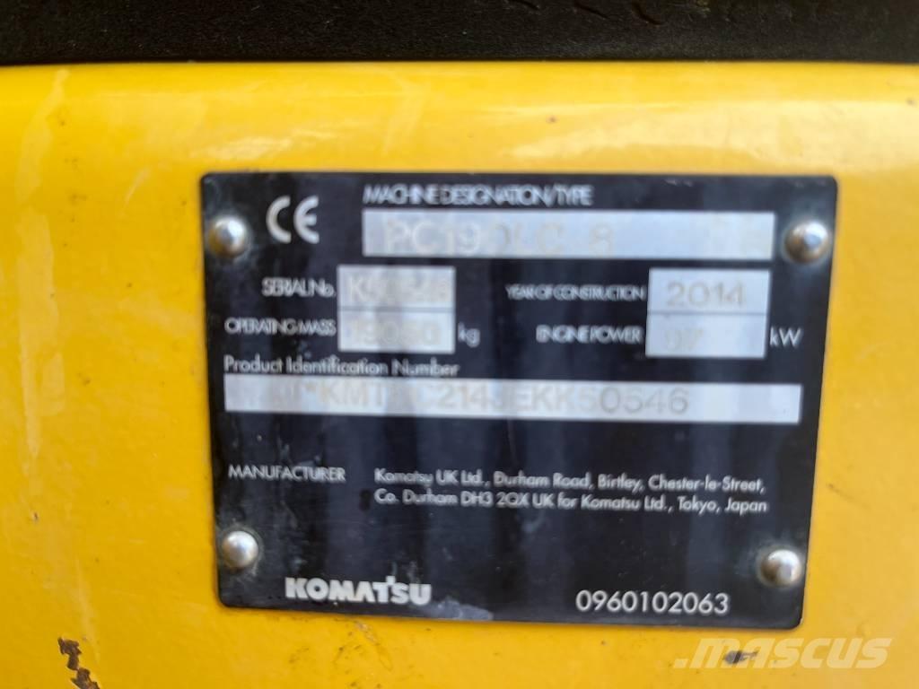 Komatsu PC 190 LC-8 Beltegraver