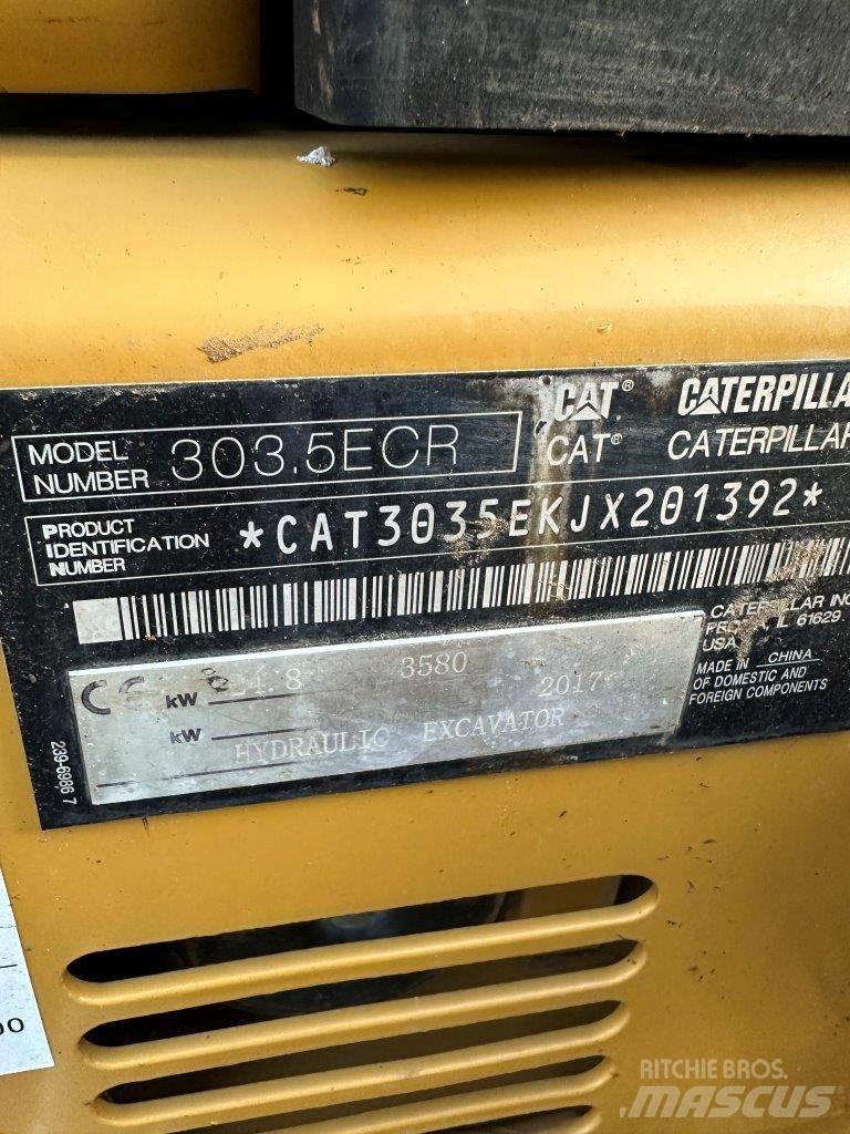 CAT 303.5 E CR Minigravere <7t