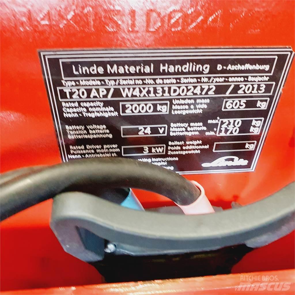 Linde T20AP kurz Lavtløftende truck