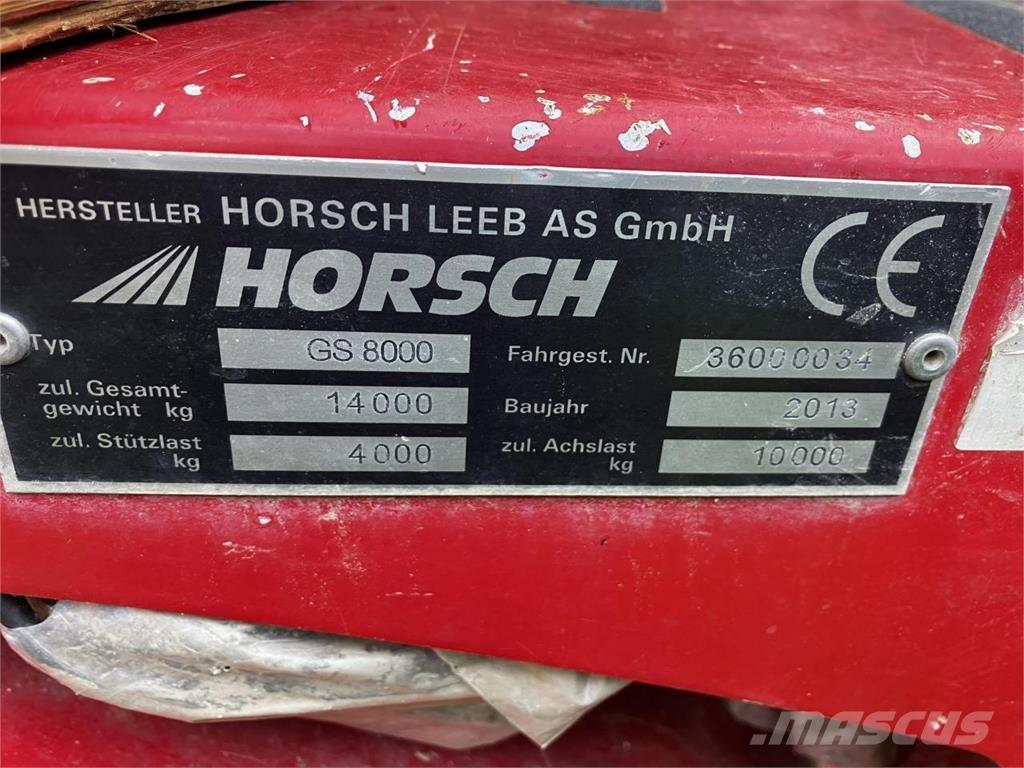 Horsch GS 8000 Slepesprøyter