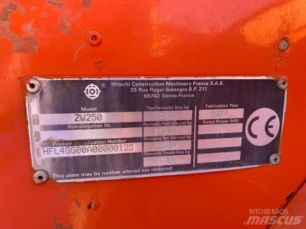 Hitachi ZW 250 Hjullastere