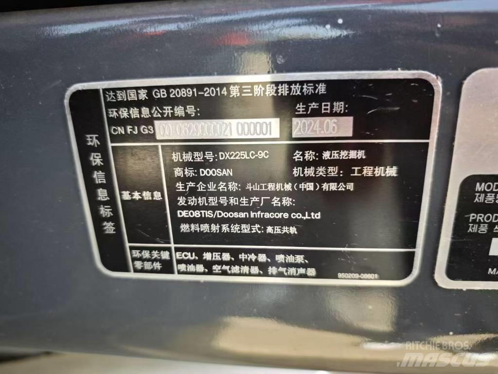 Doosan DX 225 LC Beltegraver