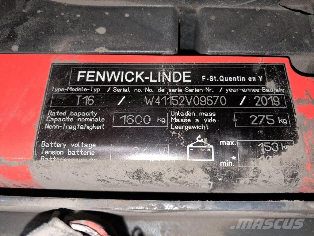 Linde T16 Lavtløftende truck