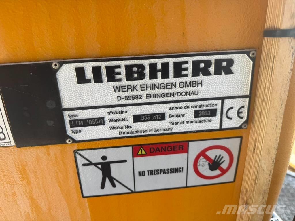 Liebherr LTM 1055-1 Allterreng kraner