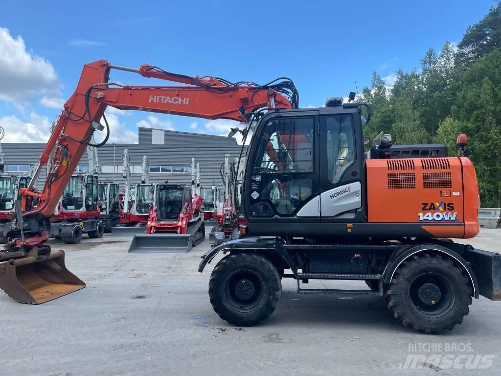 Hitachi ZX 140 W-6 Hjulgravere