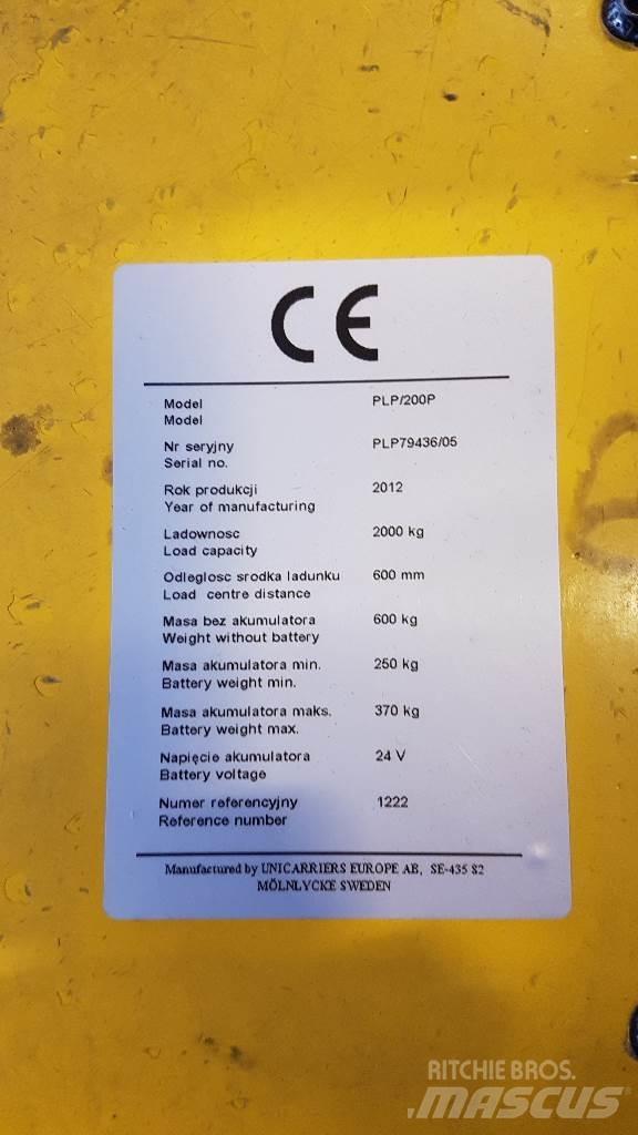 Atlet PLP200 Lavtløftende truck