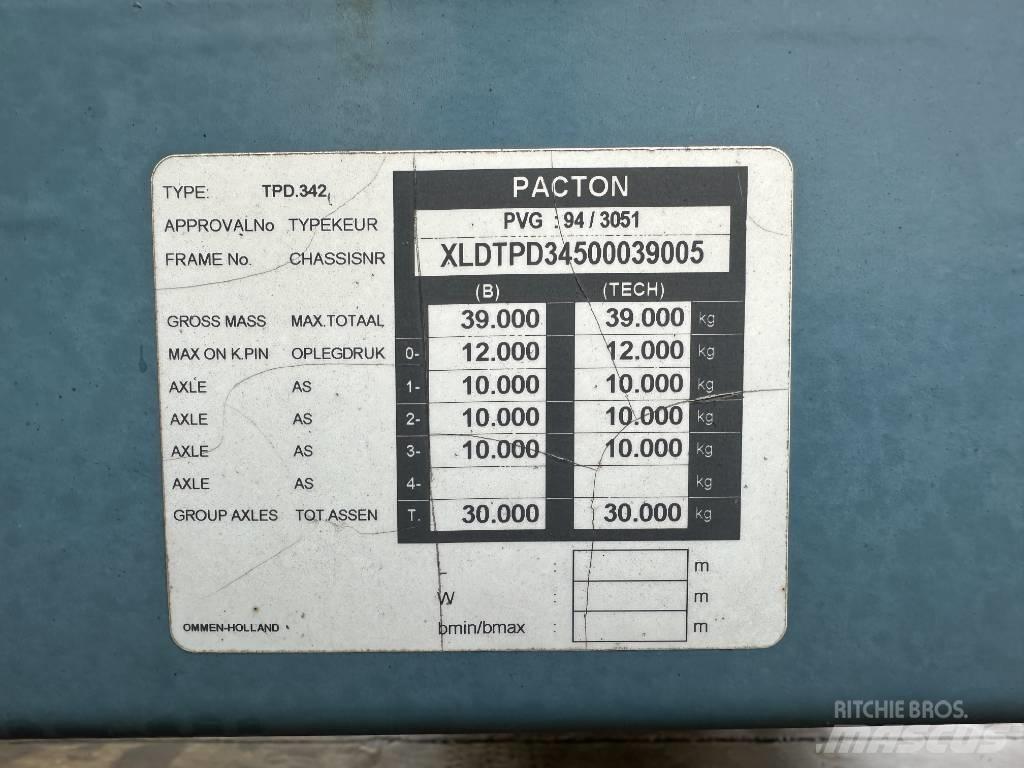 Pacton TPD 342 Planhengere semi