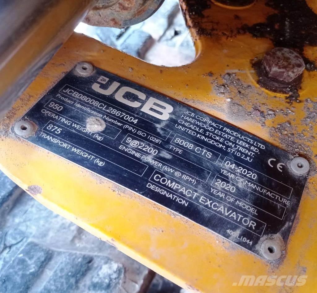 JCB 8008 CTS Minigravere <7t