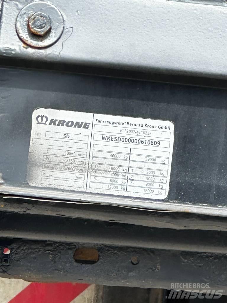 Krone SD Planhengere semi