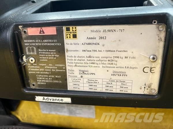 Hyster J2.5XN Elektriske trucker