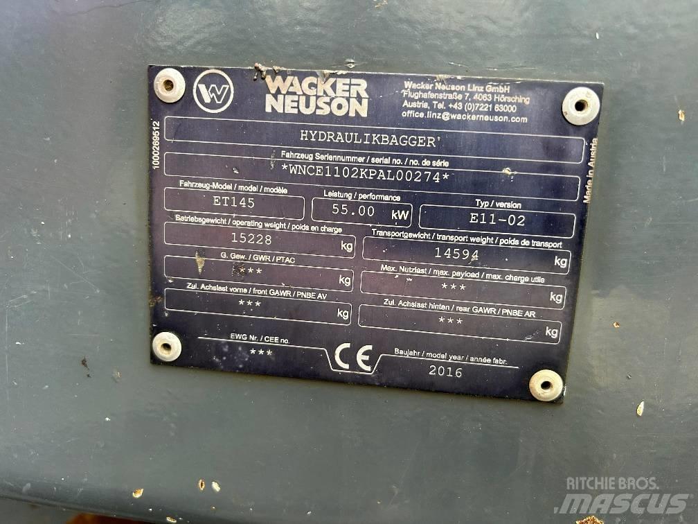 Neuson ET145 Beltegraver