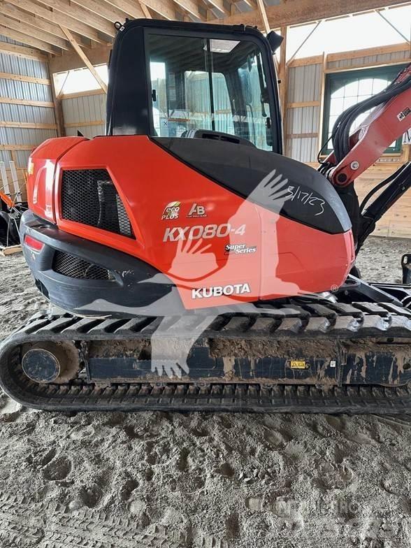 Kubota KX080-4 Beltegraver
