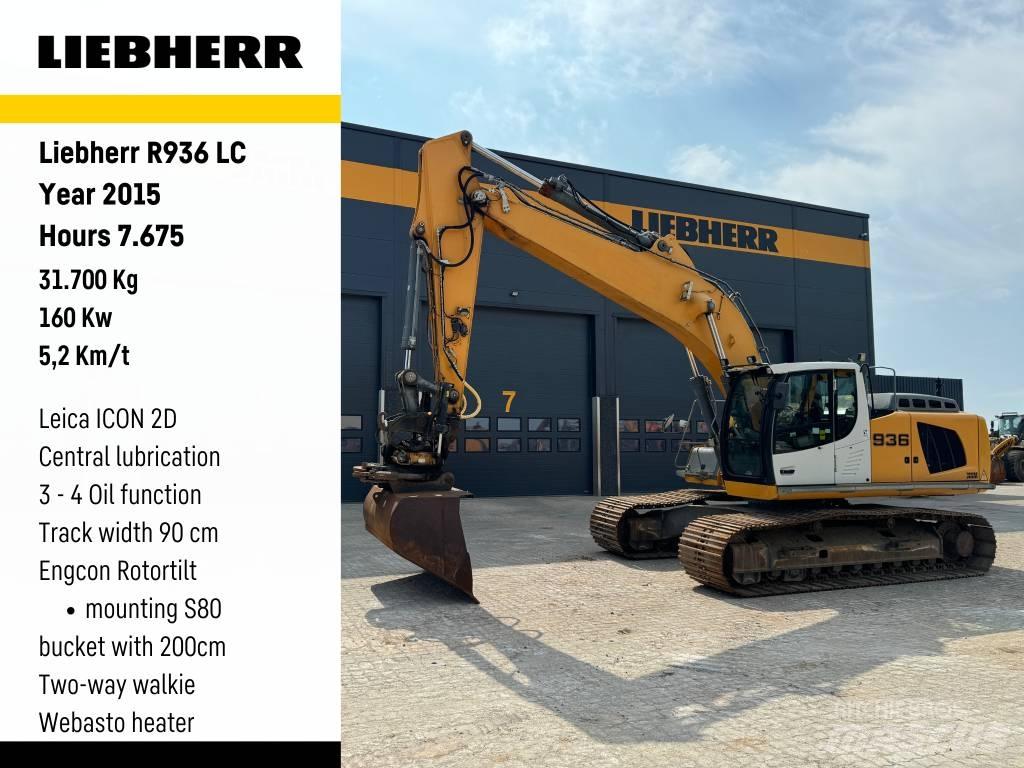 Liebherr R936 LC Beltegraver