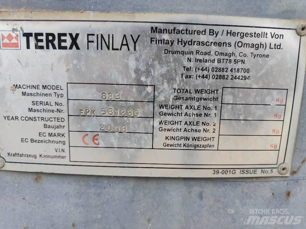 Terex Finlay 883 Mobile sikteverk