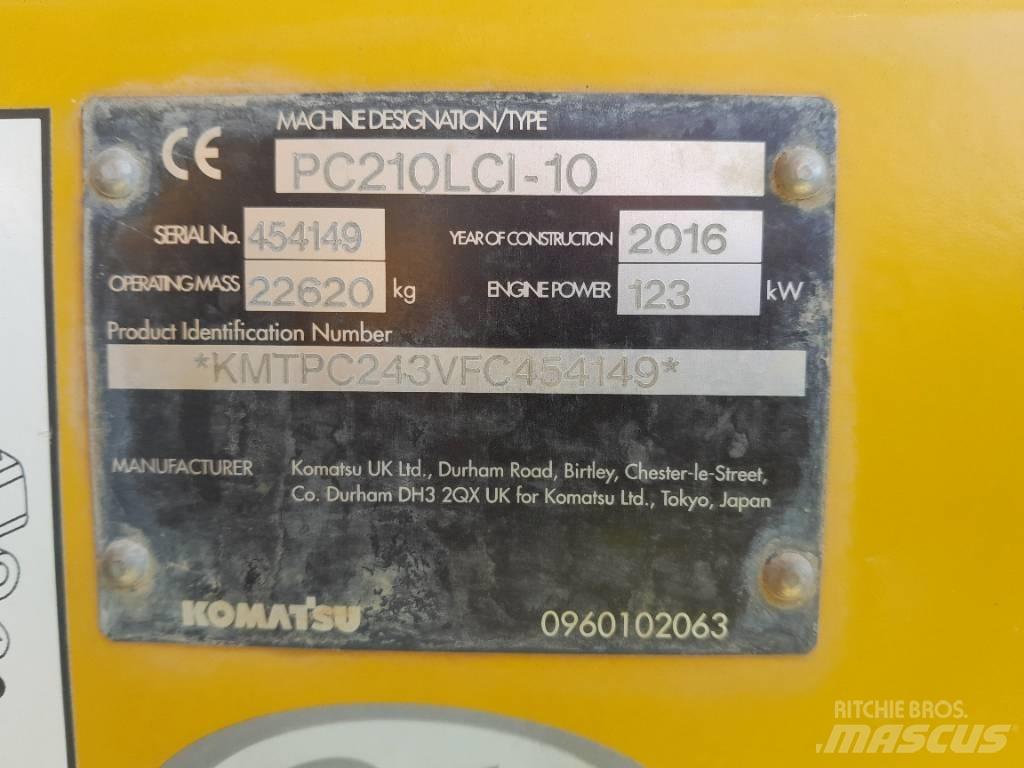 Komatsu PC210LCi-10 Beltegraver