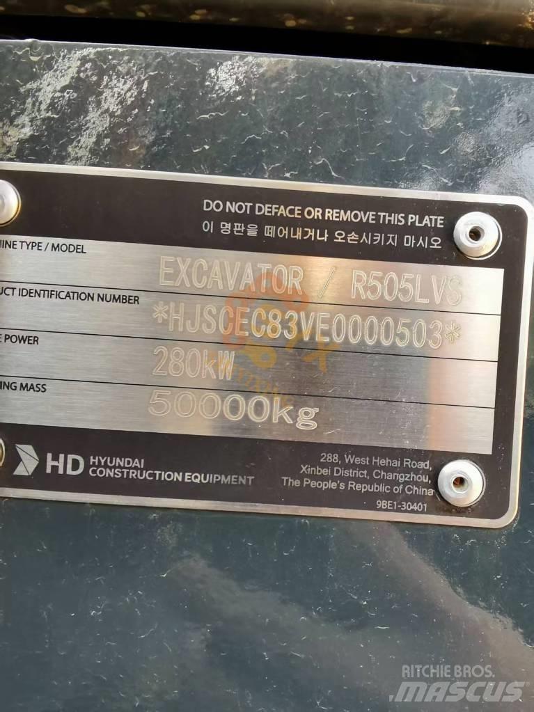 Hyundai R 505 L VS Beltegraver