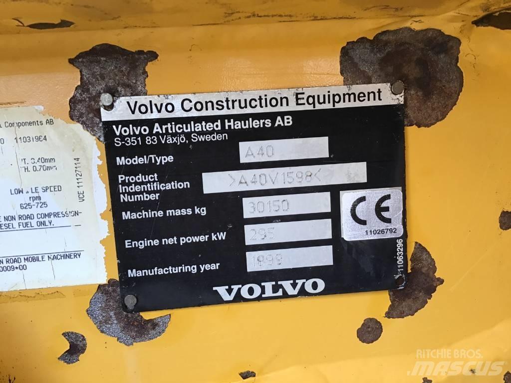 Volvo A 40C Rammestyrte Dumpere