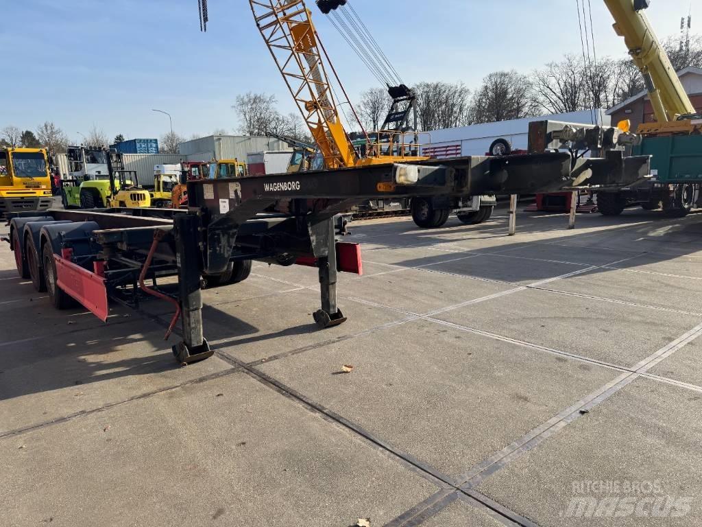 Fliegl SDS 350 Semi-trailer med Containerramme