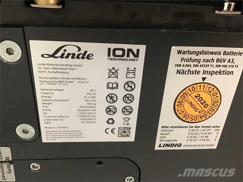 Linde E16 ION Elektriske trucker
