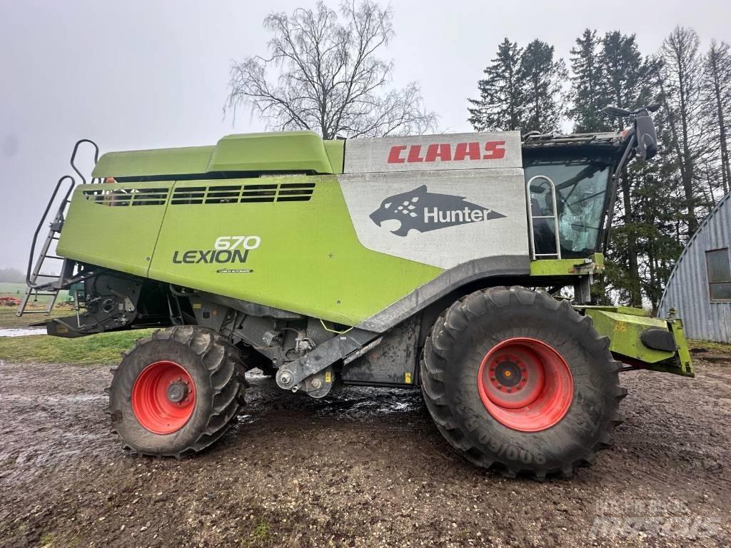 CLAAS Lexion 670 Skurtreskere