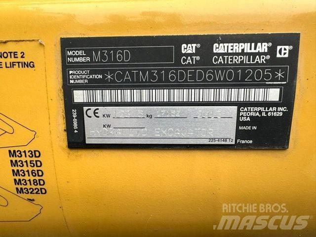 CAT CAT M316D Hjulgravere