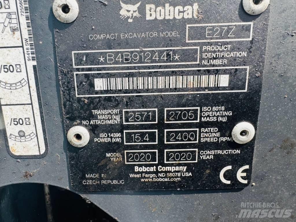 Bobcat E27z Minigravere <7t
