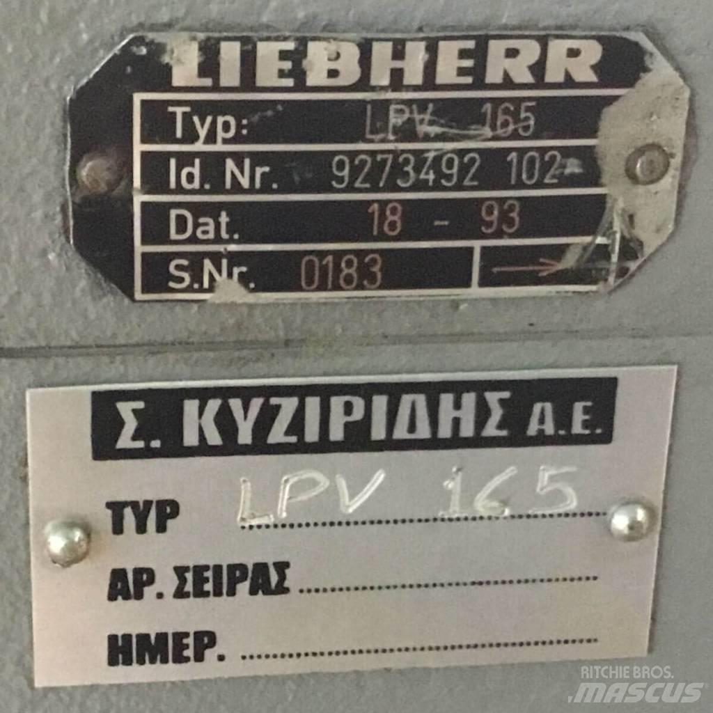 Liebherr LPV 165 Hydraulikk