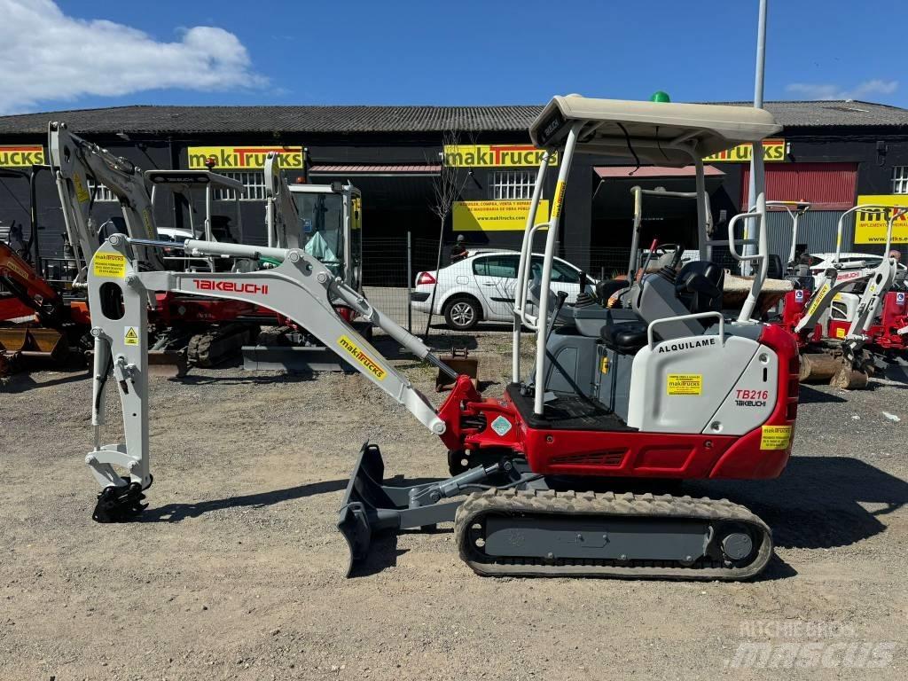 Takeuchi TB 216 Minigravere <7t