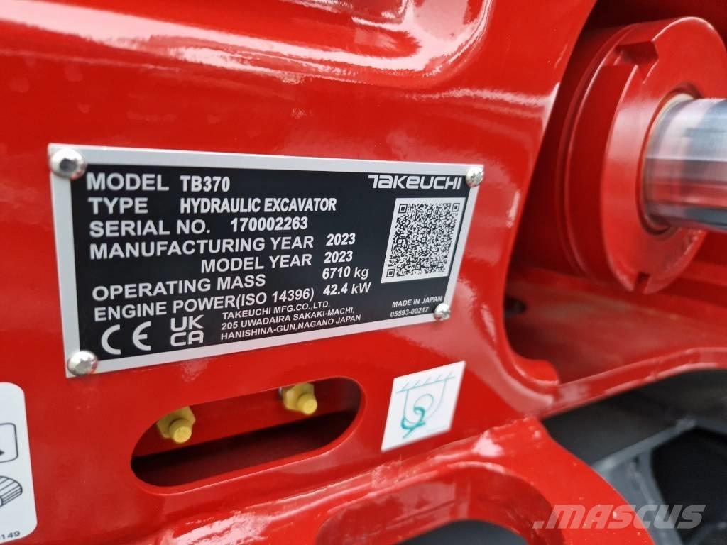 Takeuchi TB370 Minigravere <7t