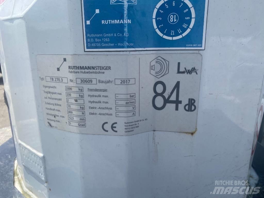 Ruthmann TB270.3 Bilmontert lift