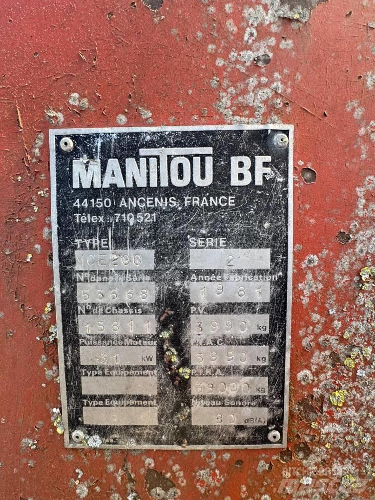 Manitou MCE 20 C Diesel Trucker