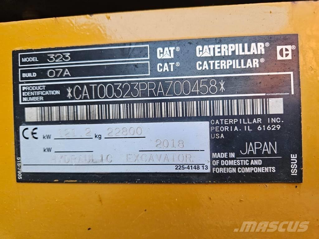 CAT 323 Beltegraver